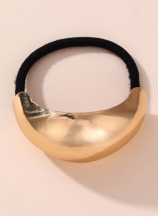 تايك تو ربطة شعر معدنية على شكل قطرة مزدوجة - Image 2