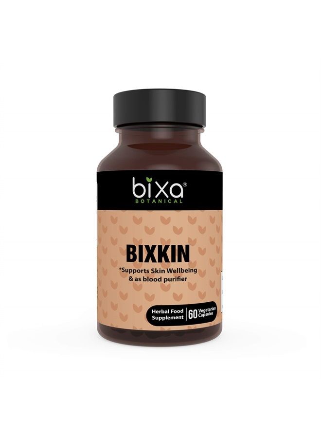 bixa BOTANICAL Bixkin Capsules Neem Extract, Supports Skin Wellbeing & as Blood Purifier - 60 Veg Capsules (450mg) - Image 1