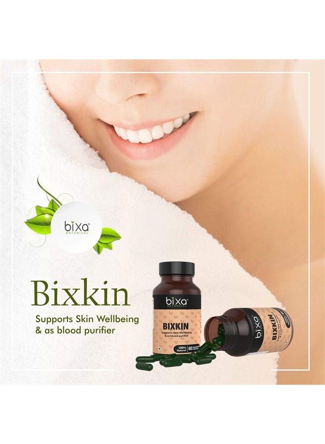 bixa BOTANICAL Bixkin Capsules Neem Extract, Supports Skin Wellbeing & as Blood Purifier - 60 Veg Capsules (450mg) - Image 3