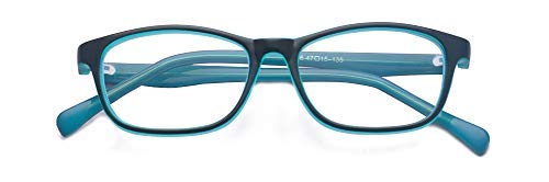 Outray Children Blue Light Blocking Glasses Boys and Girls Age 3-12 2186c1 Blue - Image 2