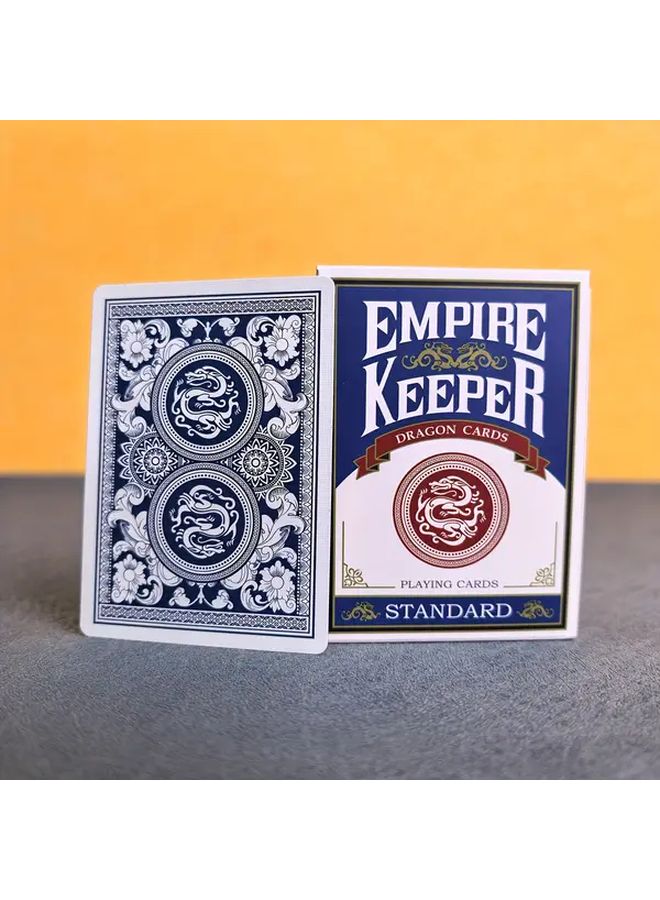 Premium Quality Blue Dragon Playing Cards Smooth Texture Ideal Gift - Image 1