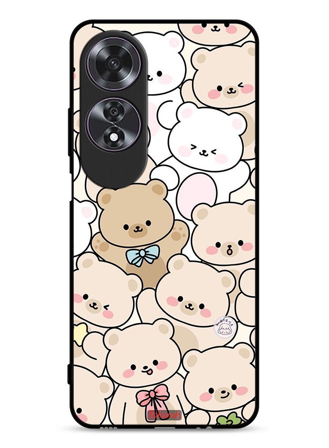Tolwak Oppo A60 Protective Case Cover Bears Pattern - Image 1