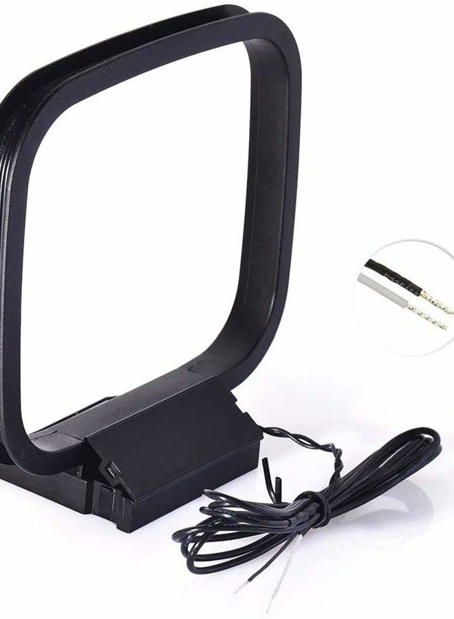 BINGFU FM Antenna FM Dipole Antenna 75 Ohm Indoor FM Radio Antenna AM Loop Antenna for Pioneer Onkyo Yamaha Marantz Indoor Bluetooth Home Stereo Receiver AV Audio Video Home Theater Receiver Tuner - Image 5