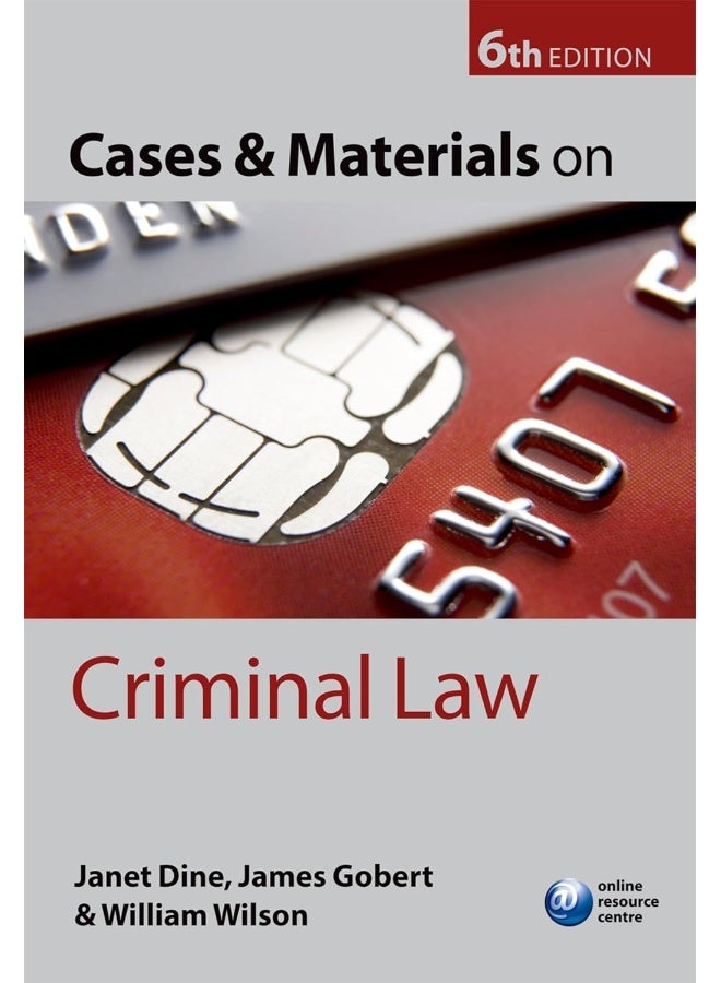 Cases and Materials on Criminal Law