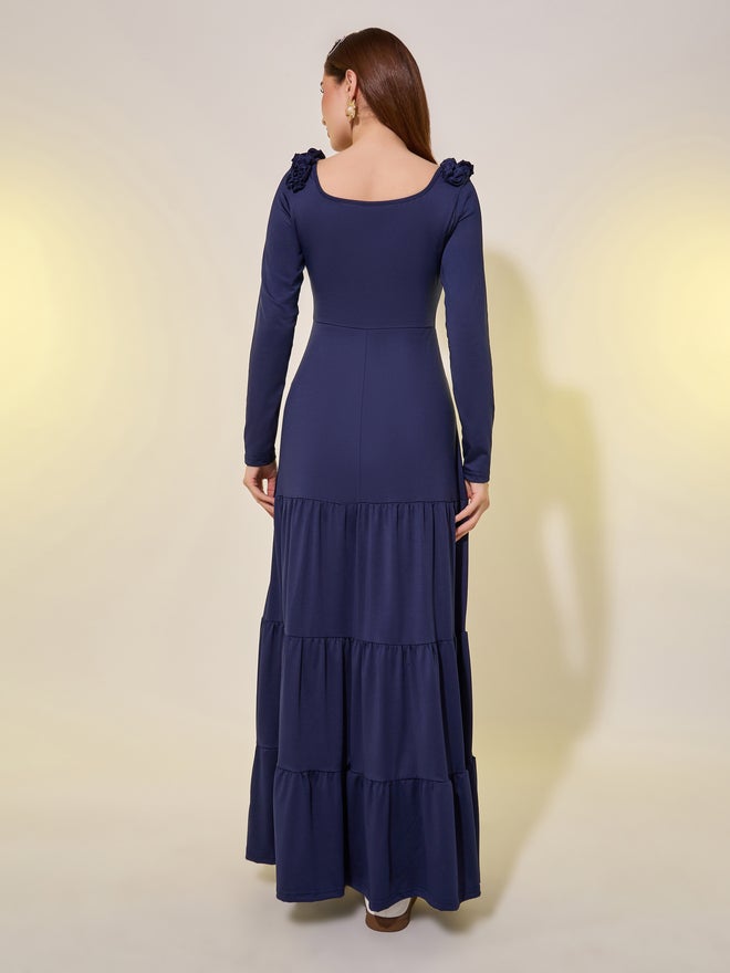 Take Two Tiered Jersey Dress - Image 5