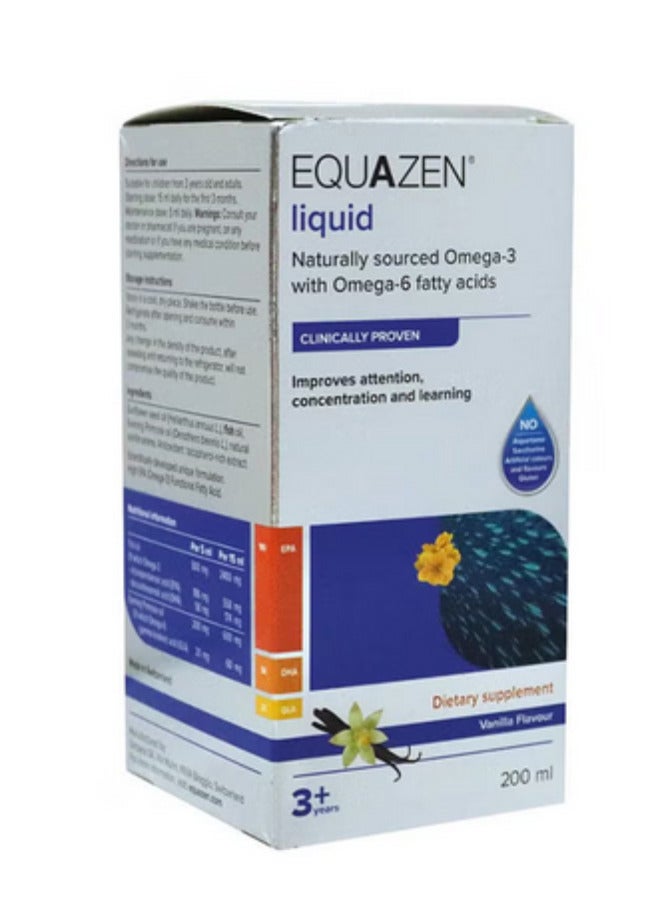 Equazen Omega 6 Fatty Acids For 3+ Years Liquid 200ml
