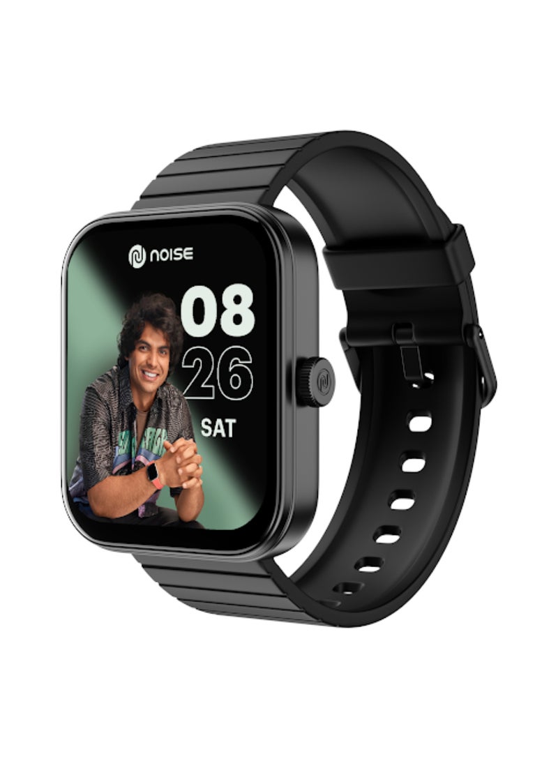 Noise Colorfit Pulse 3 With 1.96" Biggest Display Bluetooth Calling Smart Watch, Premium Build, Auto Sport Detection & 170+ Watch Faces Smartwatch For Men & Women Jet Black - Image 1