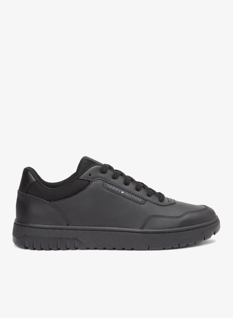 TOMMY HILFIGER Lightweight Basketball Trainers With Leather - Image 1