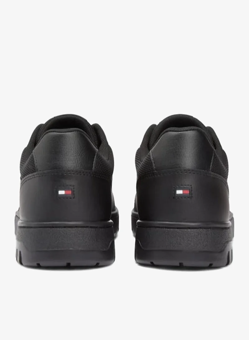 TOMMY HILFIGER Black Lightweight Basketball Trainers With Leather for Men | Best Price UAE