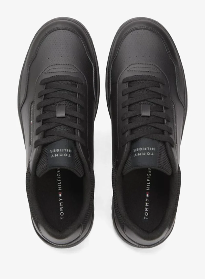 TOMMY HILFIGER Black Lightweight Basketball Trainers With Leather for Men | Best Price UAE