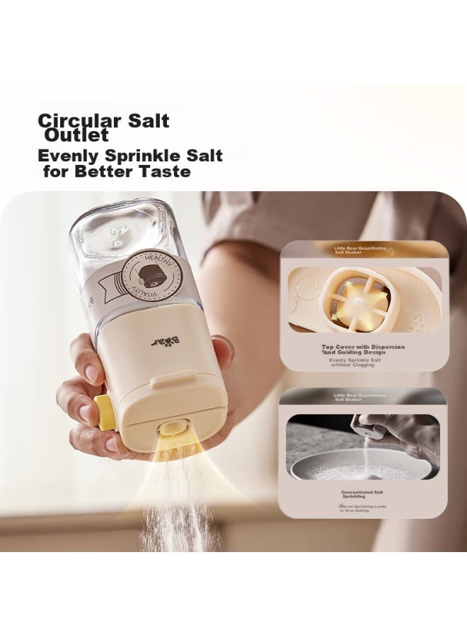 Bearewan Seasoning Container, Measured Salt Shaker, Spice Jar, Seasoning Box, Salt Control Container, Salt Bottle, 180ml, Cx-jw008 - Image 1