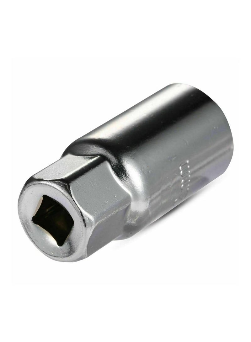 Spark Plug Sleeve Wrench Set, Red T-Handle Stainless Steel Silicone Car Motorcycle Wrench Tool Dual-use 16 21mm Universal for Fastening and Demolition - Image 4