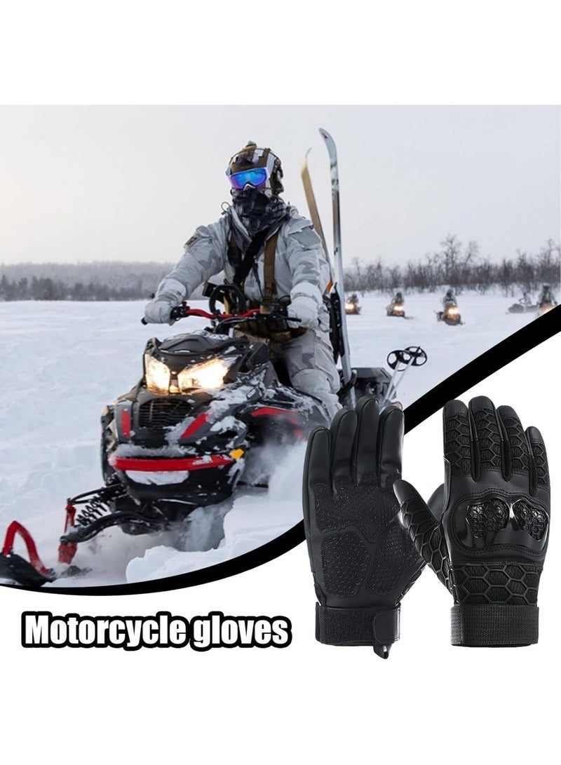 Arabest Men's Motorcycle Riding Gloves, Outdoor Hunting Touchscreen Gloves, Full-Finger Bicycle Gloves for BMX ATV Riding, Road Racing, Cycling, Rock Climbing, Off-Road, Anti-Slip - Image 5