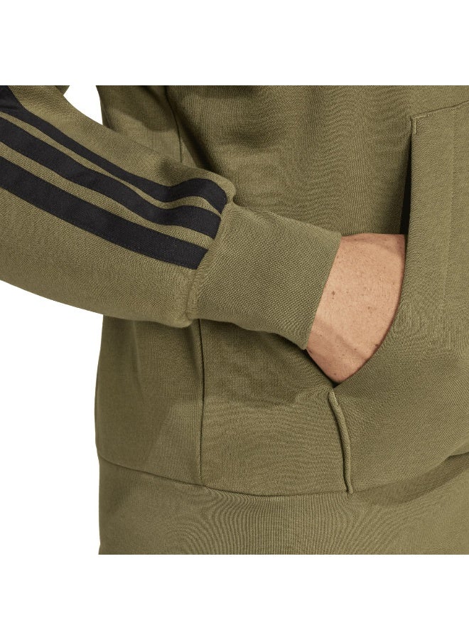 Adidas essentials three stripes fleece men hooded track top - Image 5