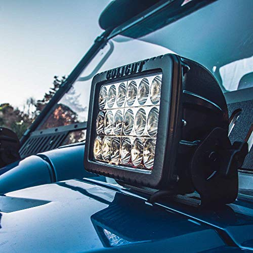 Golight|GXL Performance Spotlight LED Permanent Mount Flood Light For Work Trucks, Boats, RVs and More Marine Grade - Black - Image 4