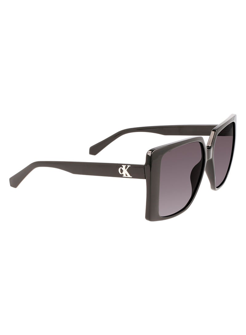 Calvin Klein Jeans Full Rim Injected Square Calvin Klein Jeans Sun Ckj22607S 5614 (001) Black - Image 2