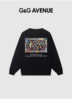 G&G AVENUE Spring and Autumn Men's Fashion Muscle Sports Shirt Sports Leisure Fitness Gym Running Loose Long Sleeve Comfortable Round Neck Long Sleeve  - Image 2