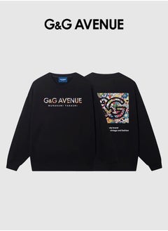 G&G AVENUE Spring and Autumn Men's Fashion Muscle Sports Shirt Sports Leisure Fitness Gym Running Loose Long Sleeve Comfortable Round Neck Long Sleeve  - Image 4