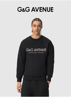 G&G AVENUE Spring and Autumn Men's Fashion Muscle Sports Shirt Sports Leisure Fitness Gym Running Loose Long Sleeve Comfortable Round Neck Long Sleeve  - Image 1