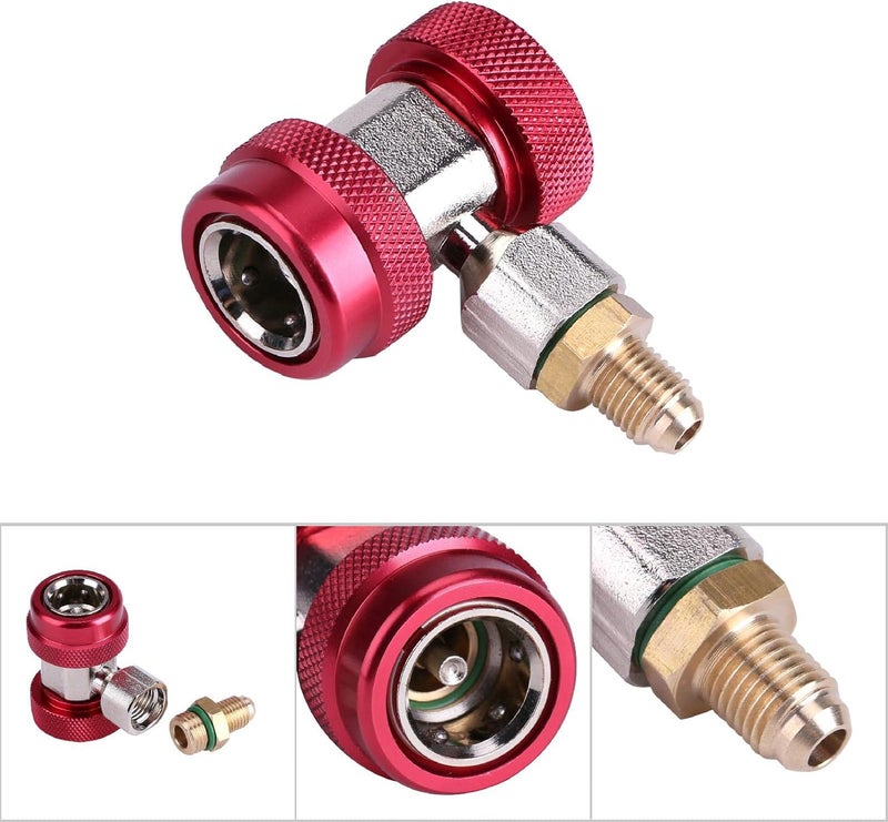 Zerodis R134A A C Quick Coupler, High, for Valve Access Systems, Side Mounting for A C Set (red high Voltage) - Image 4