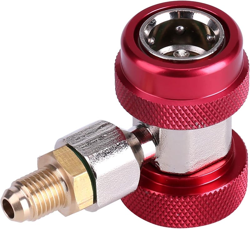 Zerodis R134A A C Quick Coupler, High, for Valve Access Systems, Side Mounting for A C Set (red high Voltage) - Image 2