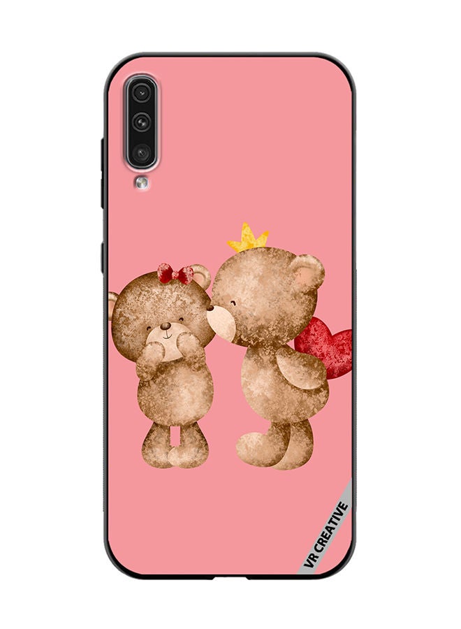 VR CREATIVE Protective Case Cover For Samsung Galaxy A70/A70s Bear Love Design Multicolour - Image 1