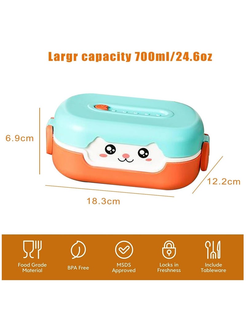 Lunch Box for Kids School, Food u0026 Snack Container for Kids u0026 Adults, Dishwasher u0026 Microwave Safe,BPA u0026 PVC Free,Leakproof - Image 2