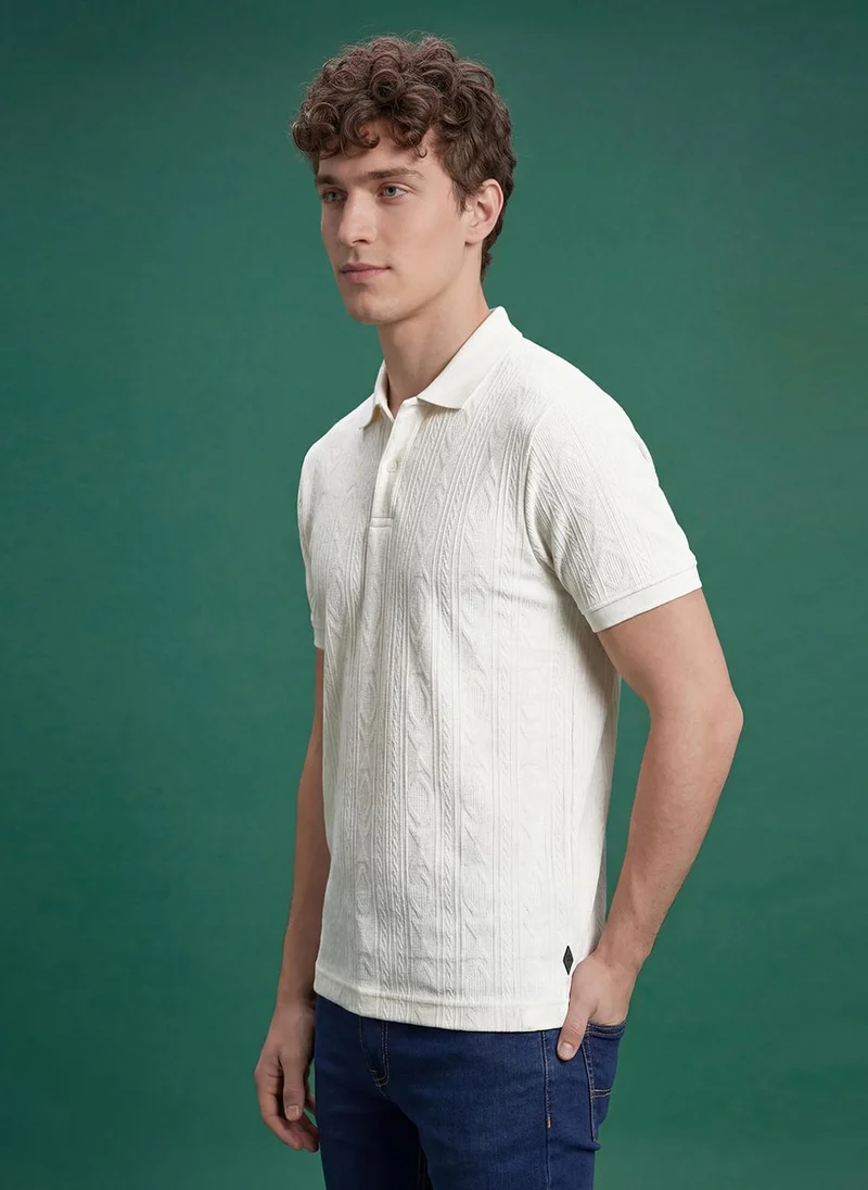 Being Human Men Polo Collar T-shirt