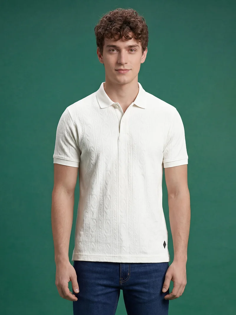 Being Human Men Polo Collar T-shirt