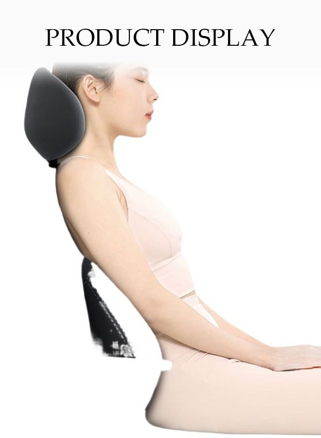 DUNISO Adjustable Ergonomic Office Chair Headrest，Sleeping pillow，Universal Height and Angle Adjustable sponge Headrest for Office Chairs, Gaming Chairs, Recliners, and Car Seats, No punching required and easy Installation  - Image 5