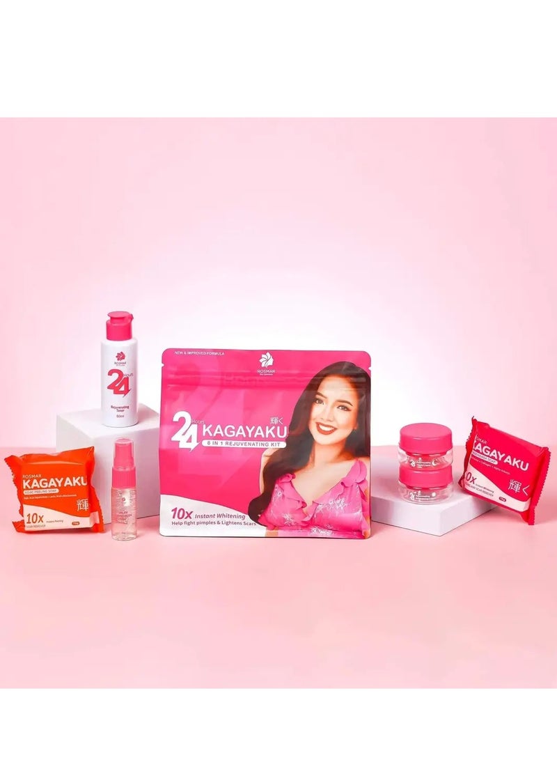 ROSMAR Kagayaku 24 hours 6in1 Rejuvenating Facial Set - Image 2