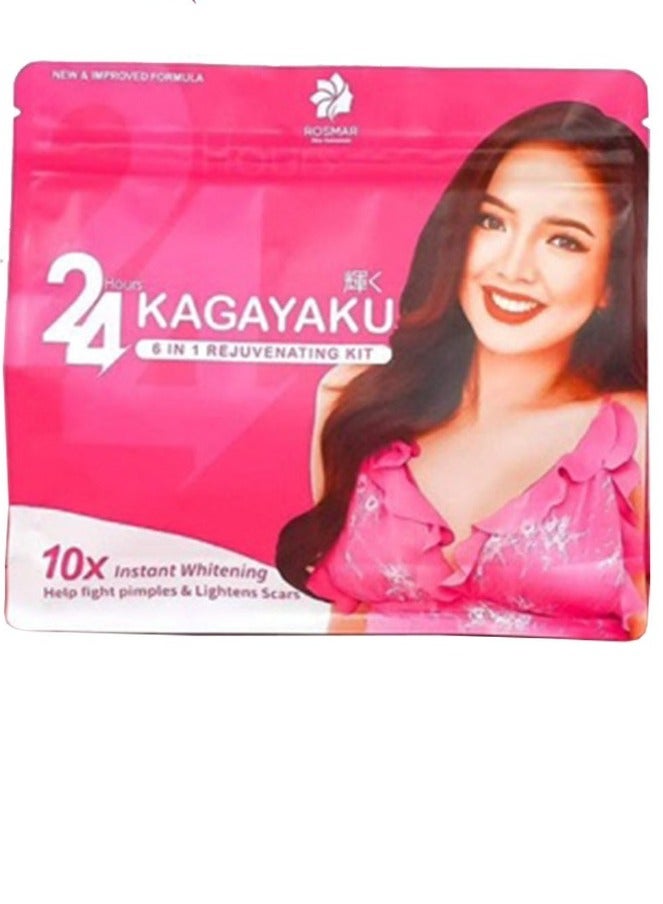 ROSMAR Kagayaku 24 hours 6in1 Rejuvenating Facial Set - Image 1