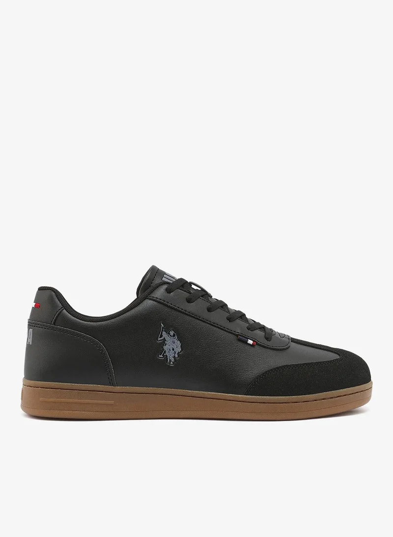 U.S. Polo Assn. black Men's Black Sneakers - Lightweight Modern Design, Comfortable Everyday Casual Shoes for Men | Best Price UAE