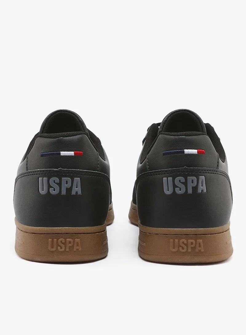 U.S. Polo Assn. black Men's Black Sneakers - Lightweight Modern Design, Comfortable Everyday Casual Shoes for Men | Best Price UAE