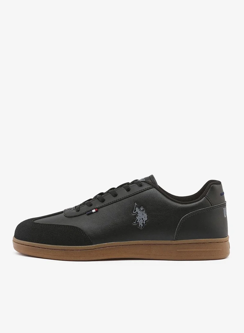 U.S. Polo Assn. black Men's Black Sneakers - Lightweight Modern Design, Comfortable Everyday Casual Shoes for Men | Best Price UAE