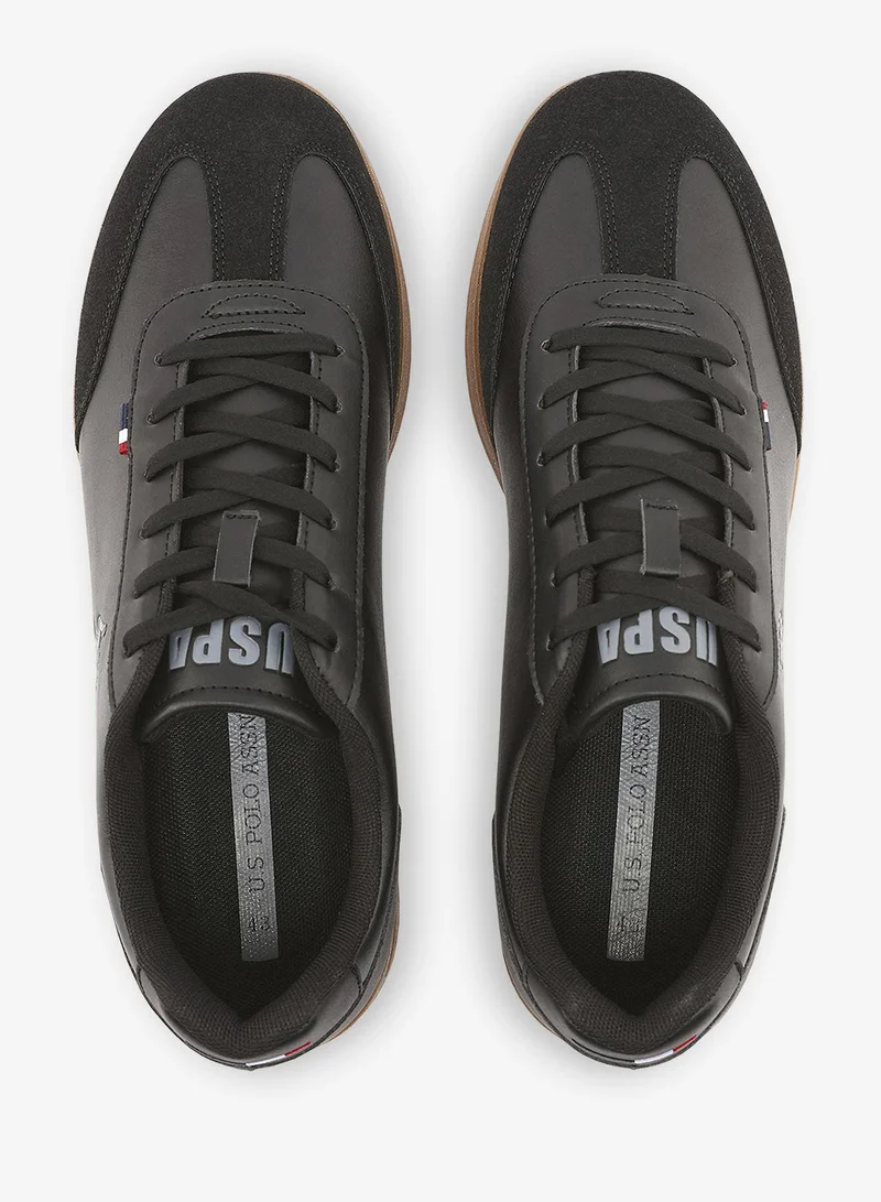 U.S. Polo Assn. black Men's Black Sneakers - Lightweight Modern Design, Comfortable Everyday Casual Shoes for Men | Best Price UAE