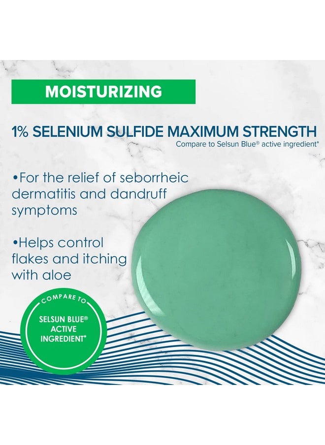 True+Real - Moisturizing Dandruff Shampoo With Aloe And Selenium Sulfide 1% 11Fl Oz - Image 1