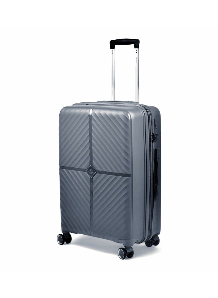 Shihon PP Unbreakable Luggage Set of 3pcs Gray Color - Image 2