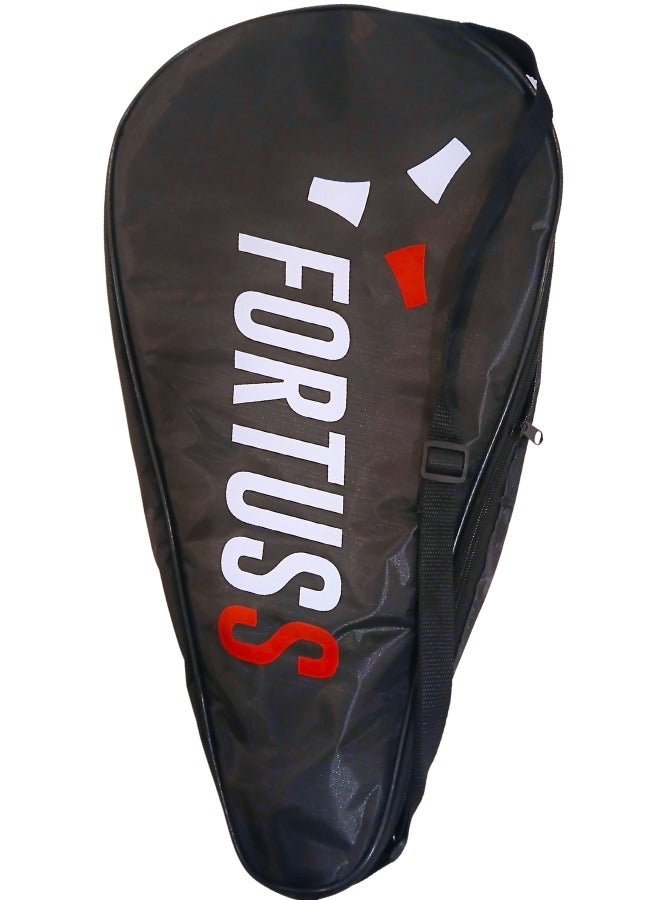 FORTUSS Padel Racket Bag Cover, Lightweight Padel Tennis Racket Carry Bag With Adjustable Shoulder Strap (Black)  - Image 1