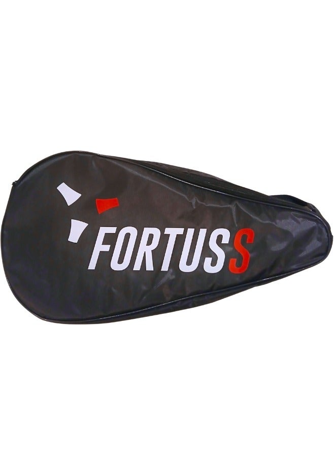 FORTUSS Padel Racket Bag Cover, Lightweight Padel Tennis Racket Carry Bag With Adjustable Shoulder Strap (Black)  - Image 2