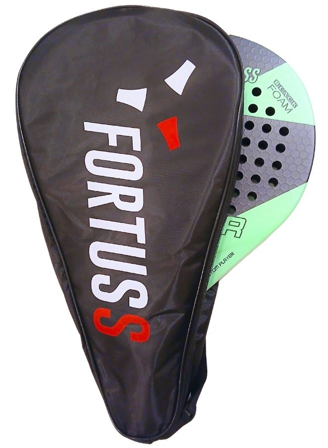 FORTUSS Padel Racket Bag Cover, Lightweight Padel Tennis Racket Carry Bag With Adjustable Shoulder Strap (Black)  - Image 3