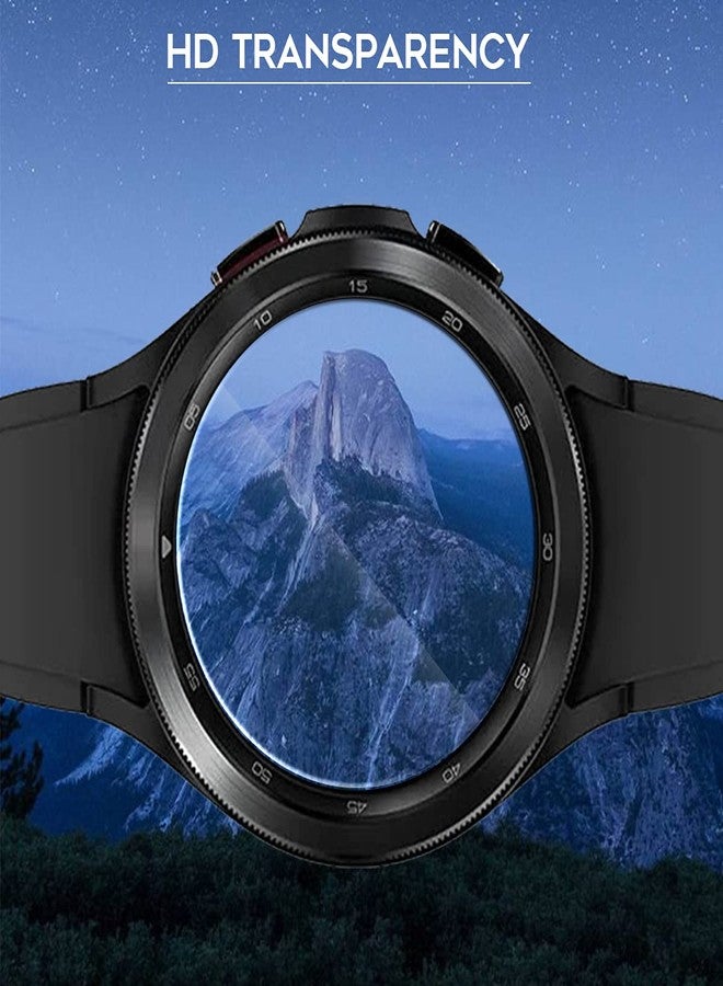 Orzero (3 Pack Tempered Glass Screen Protector Compatible for Samsung Galaxy Watch 4 Classic 46mm, Galaxy Watch 3 (45mm), Garmin Approach S40, 2.5D Arc Edges 9H HD Bubble-Free - Image 4