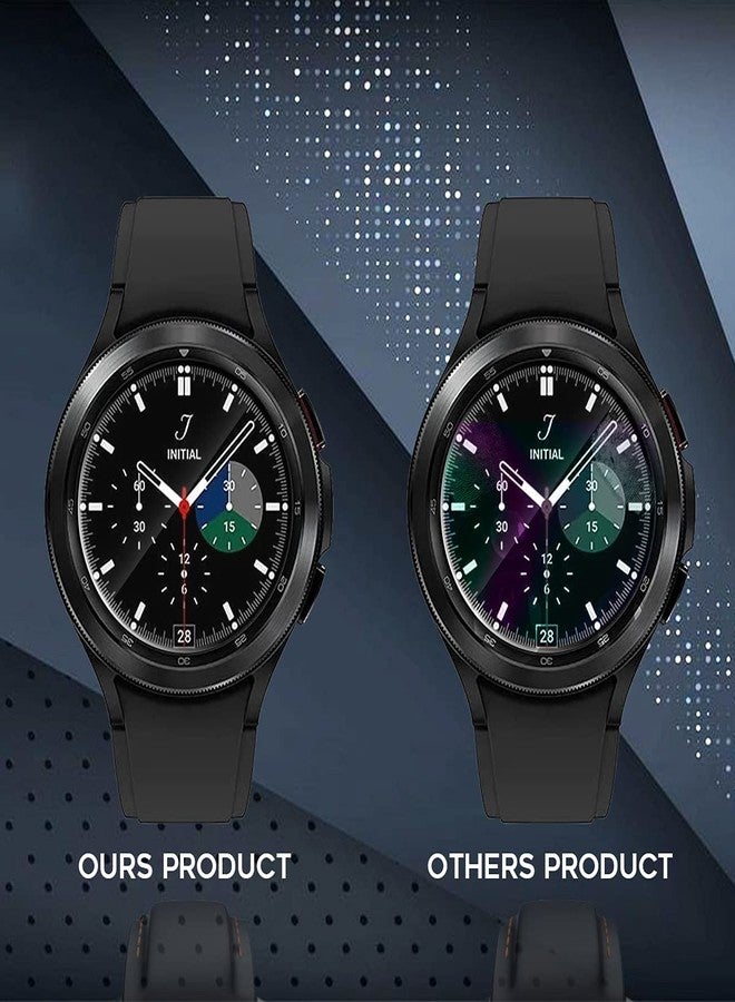 Orzero (3 Pack Tempered Glass Screen Protector Compatible for Samsung Galaxy Watch 4 Classic 46mm, Galaxy Watch 3 (45mm), Garmin Approach S40, 2.5D Arc Edges 9H HD Bubble-Free - Image 5