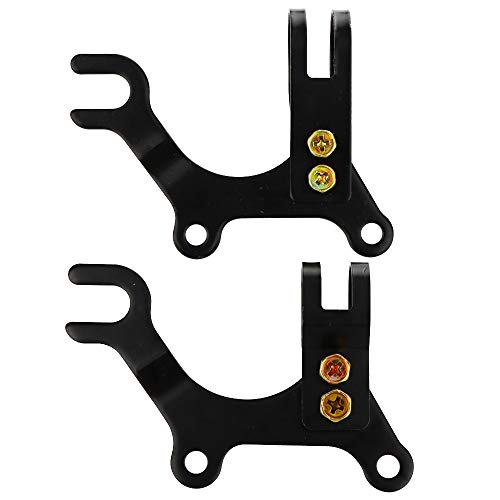 DQITJ 2 Pack Brake Bracket Adapter MTB Bicycle Mounting Holder 20mm and 31.8mm Disc Brake Bracket Bicycle Components (160mm) - Image 1