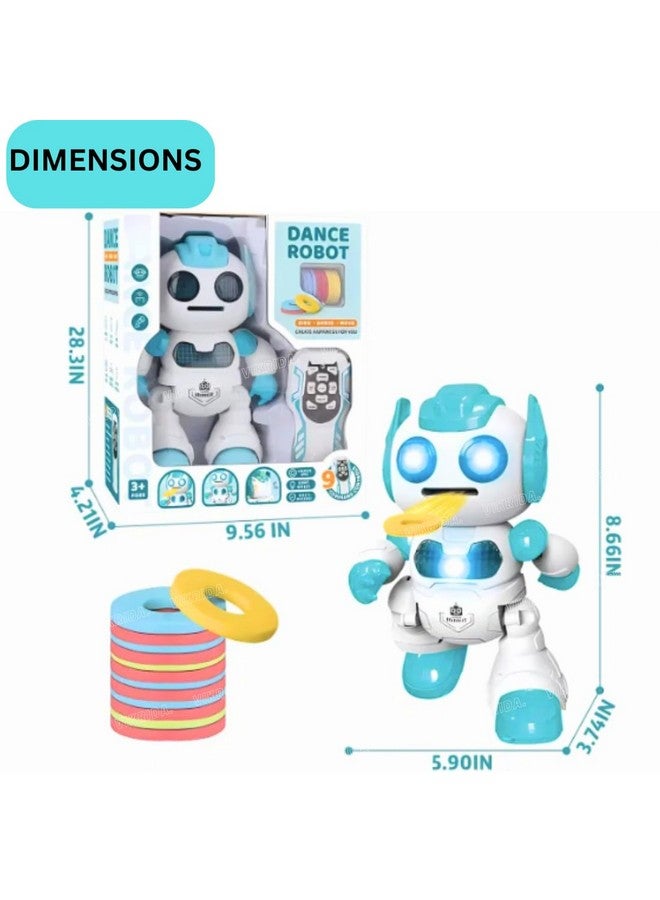 VikriDa VikriDA 3 Year And Up Infrared Remote Control Robot Toy Programmable Flying Saucer Throwing Robot Battle Toy  - Image 3