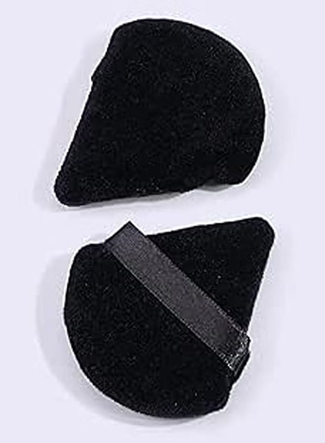 2Pcs Powder Puff Makeup Triangle Powder Puff Soft Powder Puffs Sponge Reusable Makeup T for Loose Powder Body Eyes Cosmetic Foundation Wet Dry Makeup Tool - Image 1