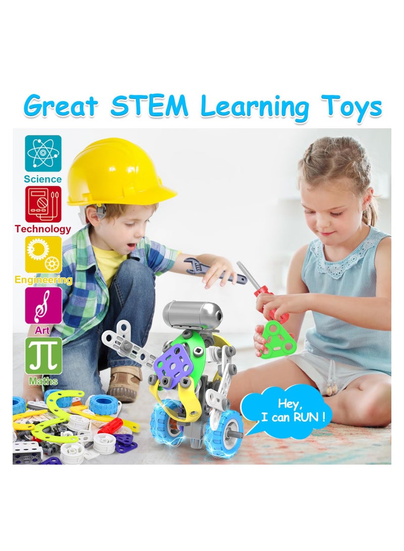 كتل بناء ناعمة ألعاب STEM، ألعاب للأولاد من 5 إلى 10 سنوات، هدايا عيد ميلاد، مجموعة بناء تعليمية للأطفال ذوي الالتوائية، مشاريع STEM للأطفال من 5 إلى 12 سنة، ألعاب تعليمية إبداعية. - Image 4