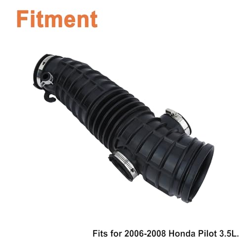 YOUYIEN Engine Air Intake Hose (Tube With Clamps).Replaces Part # 17228-RYP-A00. Fits for 2006-2008 Honda Pilot 3.5L. - Image 3