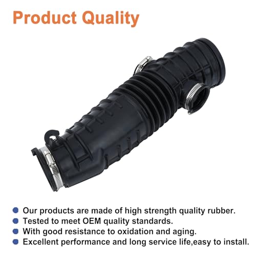 YOUYIEN Engine Air Intake Hose (Tube With Clamps).Replaces Part # 17228-RYP-A00. Fits for 2006-2008 Honda Pilot 3.5L. - Image 4