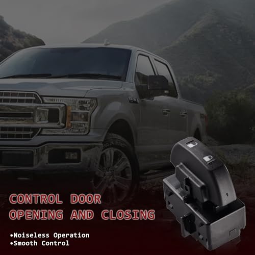 Unikpas Front Power Door Lock Switch Compatible for Ford F-150 2009-2014 Replaces 9L3Z14028AA SW7254 - Image 5
